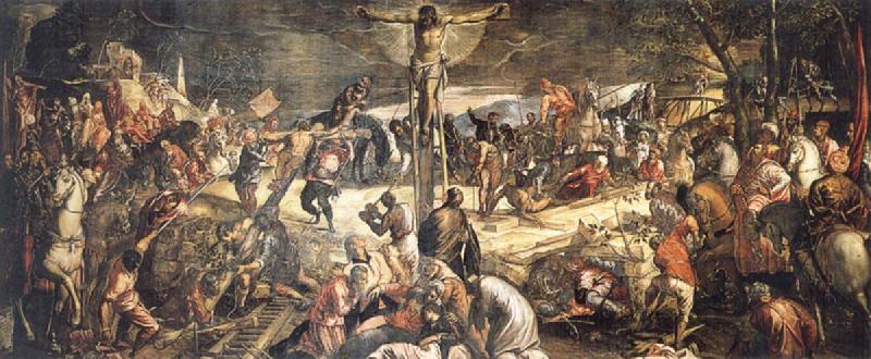 TINTORETTO, Jacopo Crucifixion Germany oil painting art
